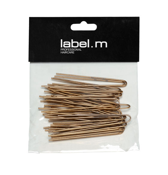 label.m Twisted U-Pin Gold 70mm (Pack of 40)